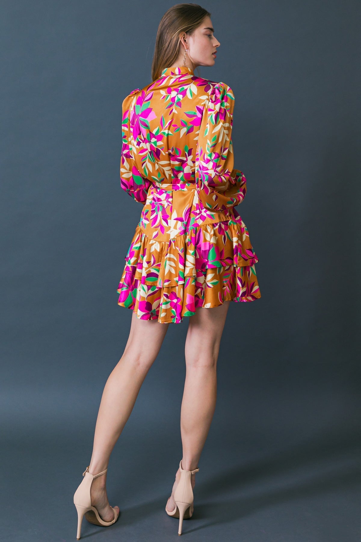 JUST BELIEVE IN ME WOVEN MINI DRESS Flying Tomato